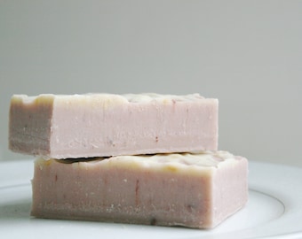 Australian Pink Clay Soap - Coconut Milk Soap - Natural Soap Bar - Dry Skin Soap - Sensitive Skin Soap - Mature Skin Soap