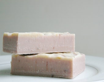 Australian Pink Clay Soap - Coconut Milk Soap - Natural Soap Bar - Dry Skin Soap - Sensitive Skin Soap - Mature Skin Soap