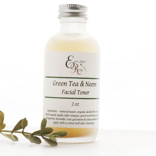 Green Tea & Neem Facial Toner for Oily/acne Skin Etsy
