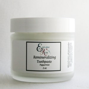 Natural Remineralizing Toothpaste, Flouride Free Toothpaste, Toothpaste