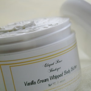 Natural Whipped Body Butter: Luxurious Skin Treat, 8 oz