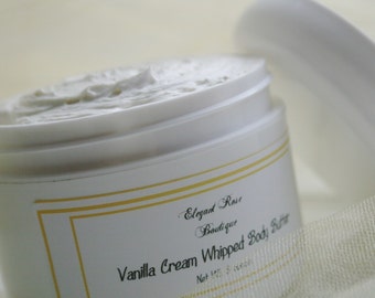 Whipped Body Butter 8 Ounce| Body Butter| Natural Body Butter| Body Lotion