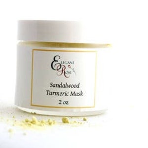 Sandalwood Turmeric Face Mask, Facial Mask , Tumeric Mask, Tumeric Clay Mask