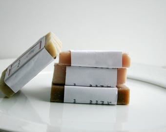 Coconut Free Soap Sample Set -  Coconut Allergy, Babassu Soap Samples, No Coconut, No Palm, No Olive oil