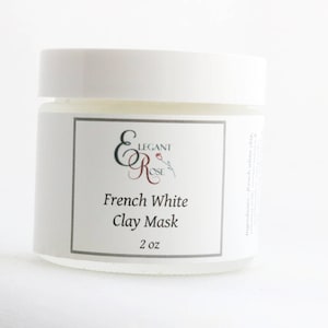 French White Clay Mask: Hydrating Facial Mask for Dry Skin