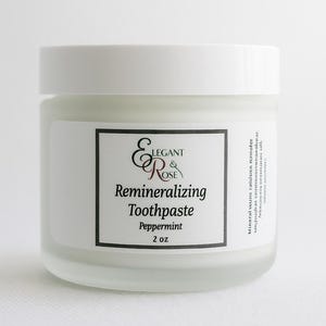 Natürliche Remineralisierende Zahnpasta, Glas, Flouridfreie Zahnpasta, Zahnpasta