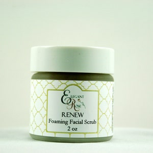 Renew Foaming Facial Scrub, Natural Skin Care