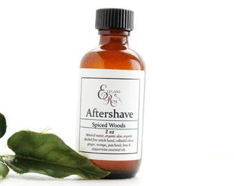 Aftershave, Mens Aftershave, Spiced Woods Natural Aftershave