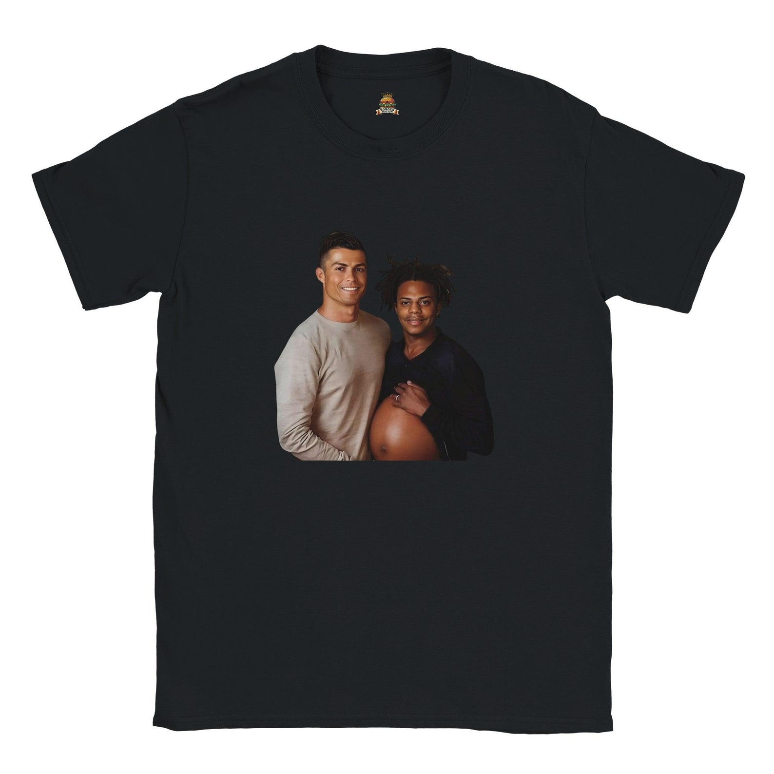 Funny Ishowspeed Christiano Ronaldo Gag T shirt Pregnant Football 