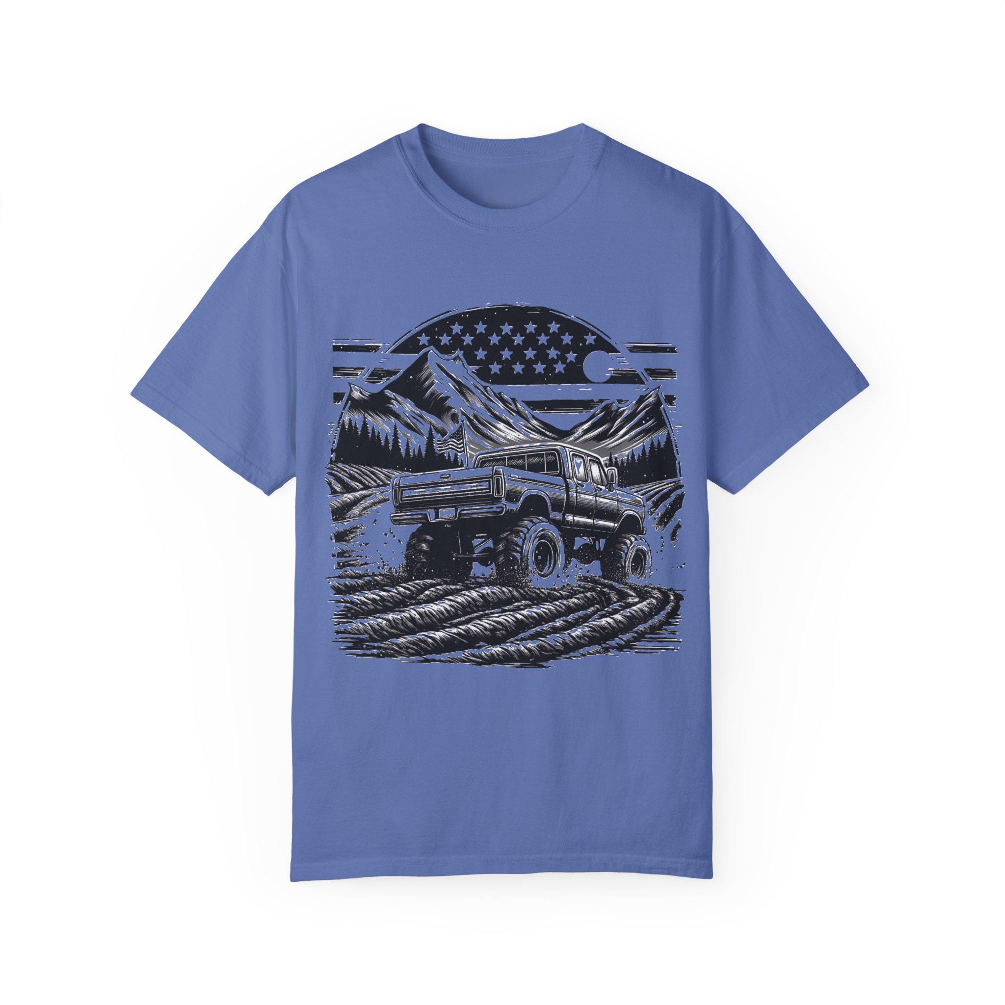 Mud Digger Men's Garment-dyed T-shirt - Etsy