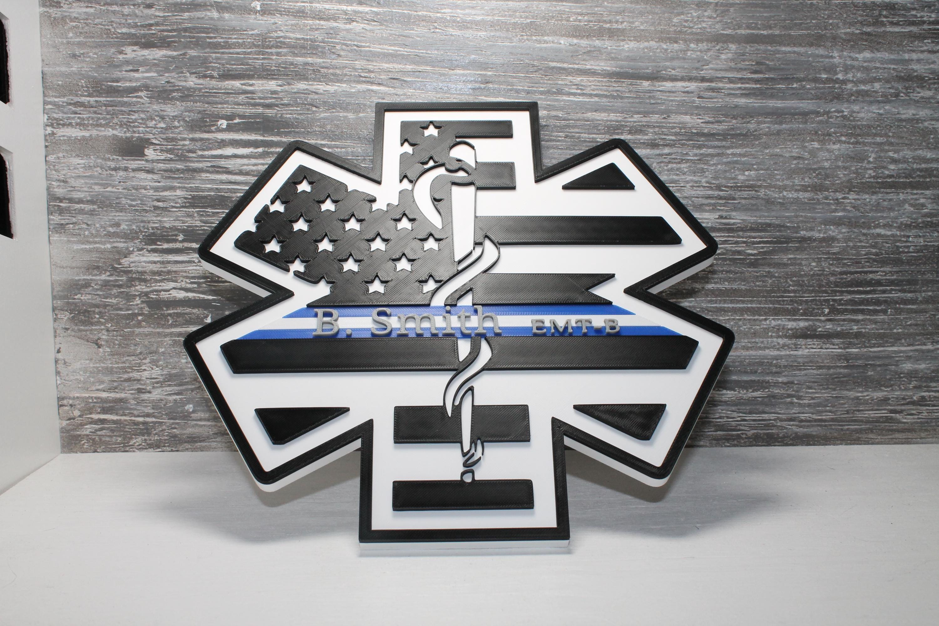 Personalized First Responder Sign: Custom EMS, Police, Firefighter Gift ...