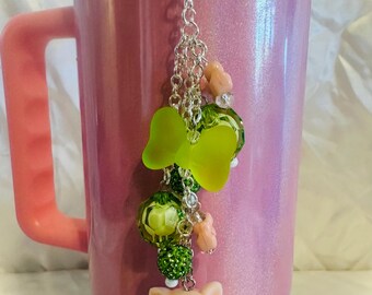 Dangling Straw Charm for your tumbler