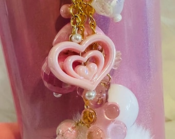 Dangling Straw Charm for your Tumbler