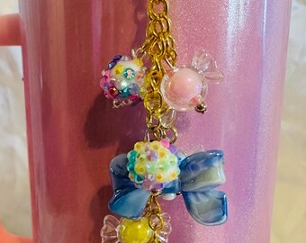Dangling Straw Charm for your tumbler