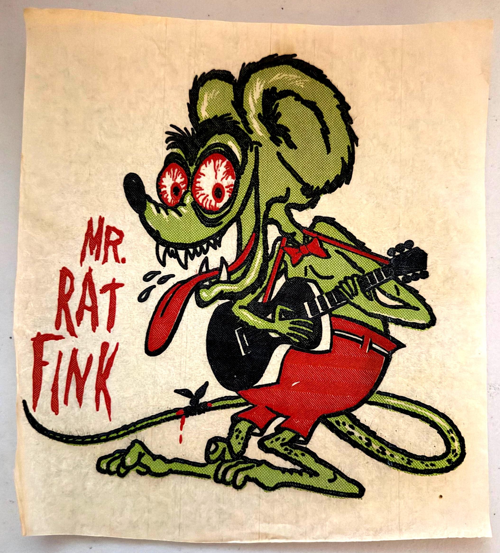 Rat Fink Iron Transfer - Etsy