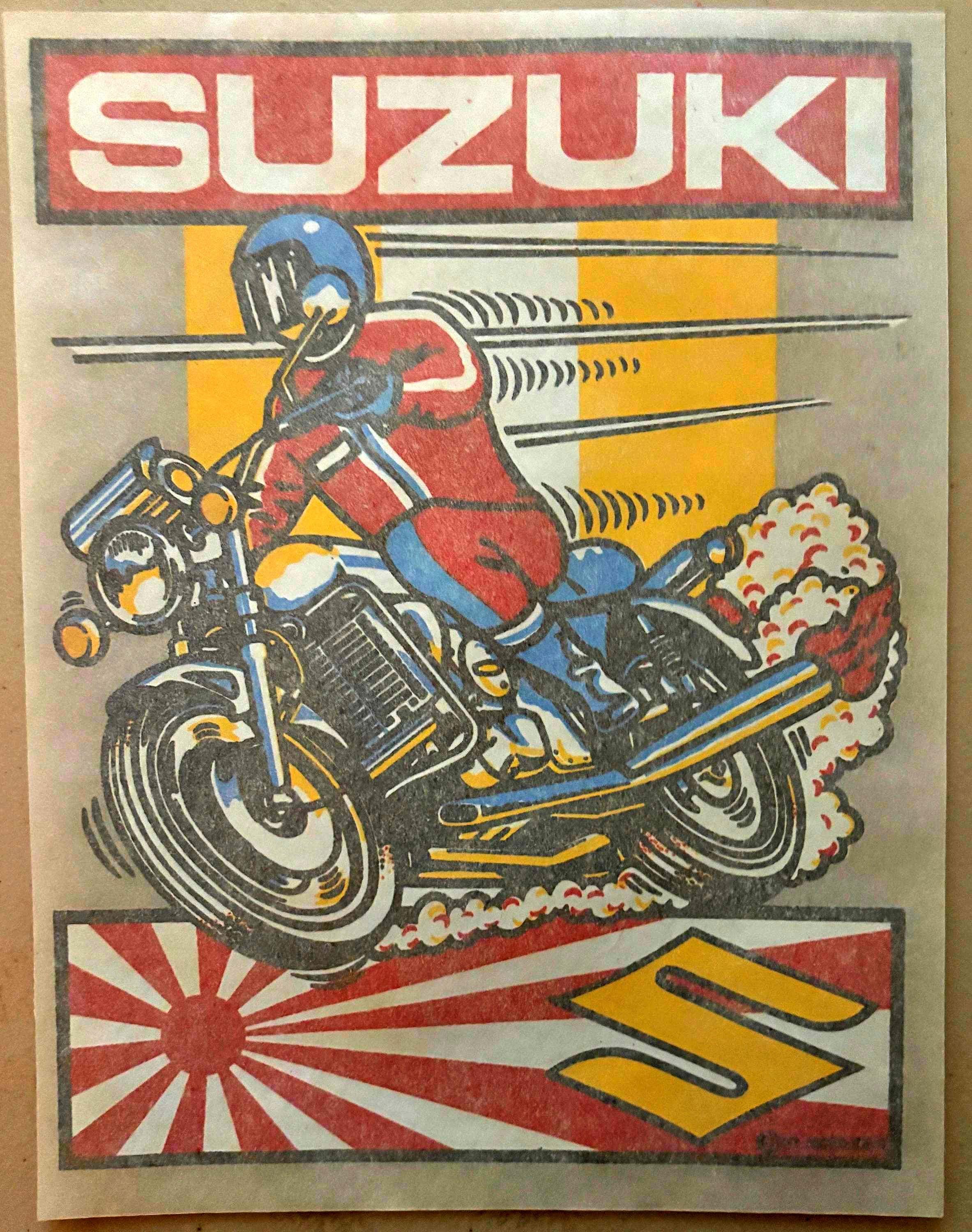 Vintage Suzuki Decal - Etsy