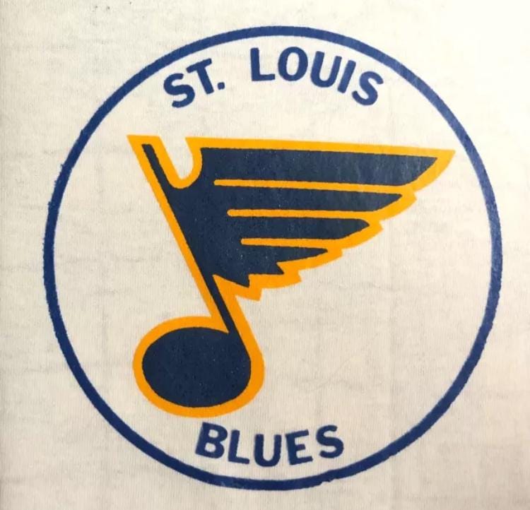 Original Vintage 1970s St. Louis Blues NHL Hockey Iron on Transfer - Etsy