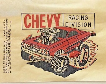 Vintage 1970s Chevy Iron-on Transfer: Old Chevys Never Die