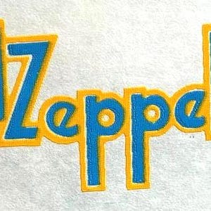 Original Vintage 1970s Led Zeppelin Mini Iron On Transfer