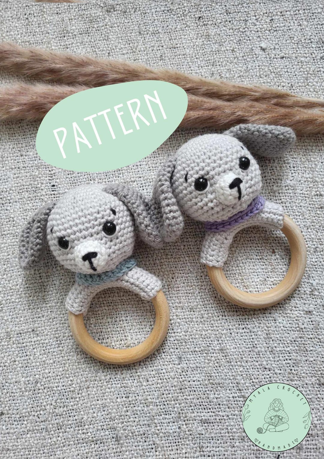 Dog Rattle Amigurumi PATTERN [ENG] and [dutch] - Etsy