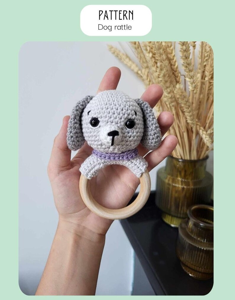 Dog Rattle Amigurumi PATTERN [ENG] and [dutch] - Etsy