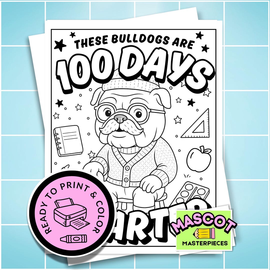 Elementary Color Sheet.pdf 100 Days of School Coloring Page | Class Activity | Printable PDF ...