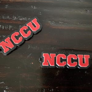 North Carolina Central Keychain - HBCU Keychain with Keyring – NCCU Keychain – Perfect Gift for Students & Alumni, 3D Printed