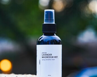 Lavender Magnesium Mist for Relaxation + Sleep Routine | Bedtime Ritual | Self Care Gift | Menopause & Perimenopause