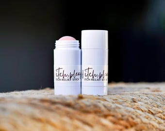 Calamine Itch Relief Stick | Natural Anti-Itch Balm | Bug Bites, Hives, Dry Skin | Itch, Please by AliBee