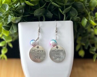 Earrings | Inspirational Phrases | Hypoallergenic