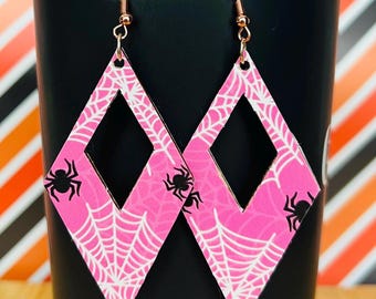 Wood Halloween earrings. All Hypoallergenic
