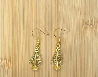 Christmas tree earrings. All Hypoallergenic