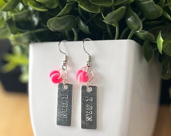 Earrings | Inspirational Phrases | Hypoallergenic