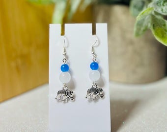Elephant earrings | Hypoallergenic