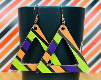 Wood Halloween earrings. All Hypoallergenic