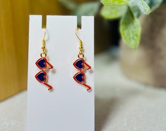 Patriotic earrings | Hypoallergenic