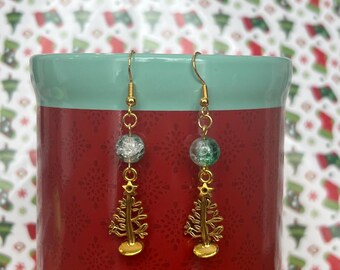 Christmas tree earrings. All Hypoallergenic