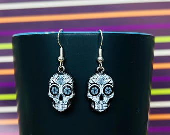 Day of the dead earrings. All Hypoallergenic
