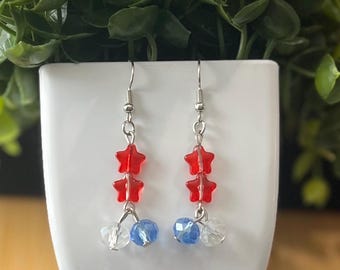 Earrings | Patriotic Charms | Hypoallergenic