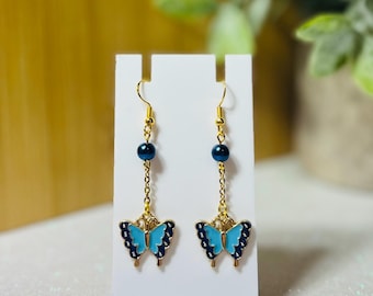 Butterfly earrings | Hypoallergenic
