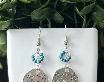 Earrings | Inspirational Phrases | Hypoallergenic