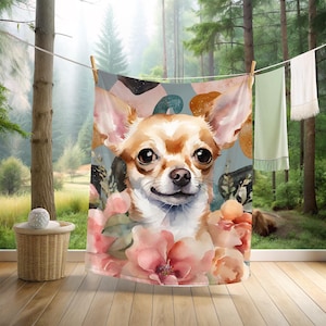 Chihuahua Velveteen Microfiber Blanket