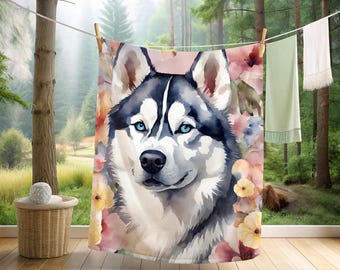 Husky Velveteen Microfiber Blanket