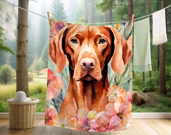 Vizsla Velveteen Microfiber Blanket