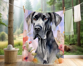 Great Dane Velveteen Microfiber Blanket