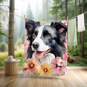 Border Collie Velveteen Microfiber Blanket