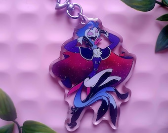 Stolas Schlüsselanhänger Charm Fanart, Acryl Boss Helluva