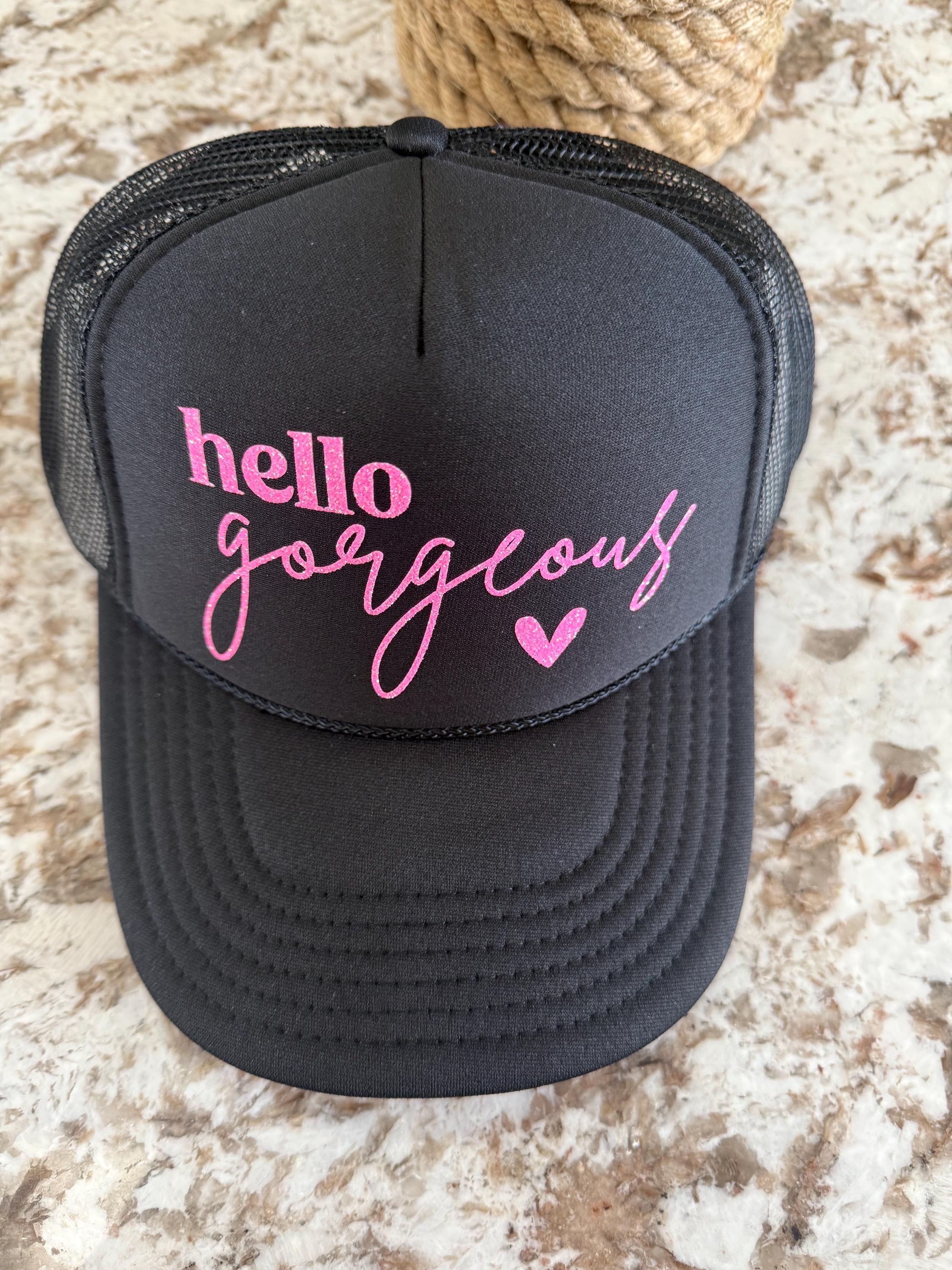 Hello Gorgeous Hat. Trucker Hat. - Etsy display picture 1