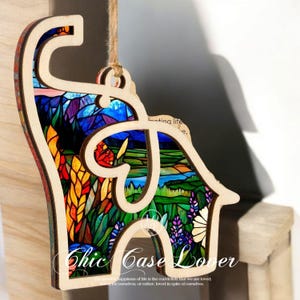 Wooden Sisterhood Hanger Elephant Gift, Friendship Ornament, Handcrafted Maple Keepsake, Love Loyalty Decor, Women’s Gift, Story Card, Pouch