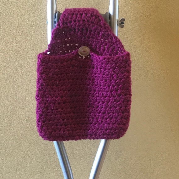 crochet travel bag